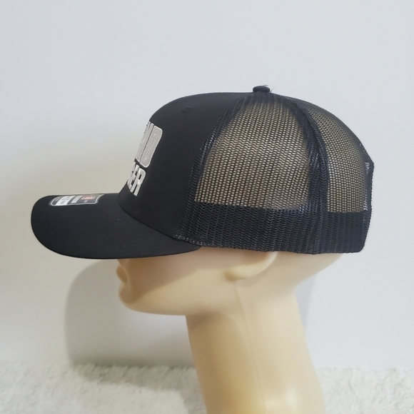 NWT Richardson Style 112 Sand Bagger Black Mesh Trucker Hat Cap - Picture 5 of 14